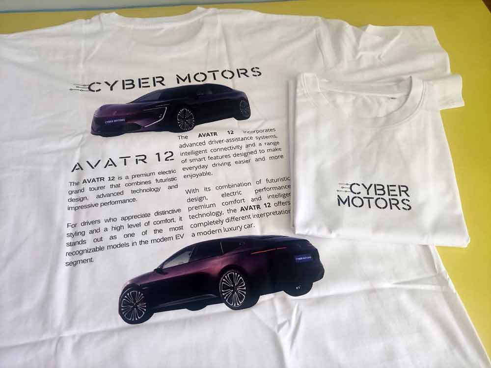 Футболки для Cyber motors Футболки з друком Одеса